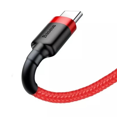Baseus Kabel USB do USB-C Baseus Cafule 3A 0.5m (czerwony) Baseus Kabel USB do USB-C Baseus Cafule 3A 0.5m (czerwony)