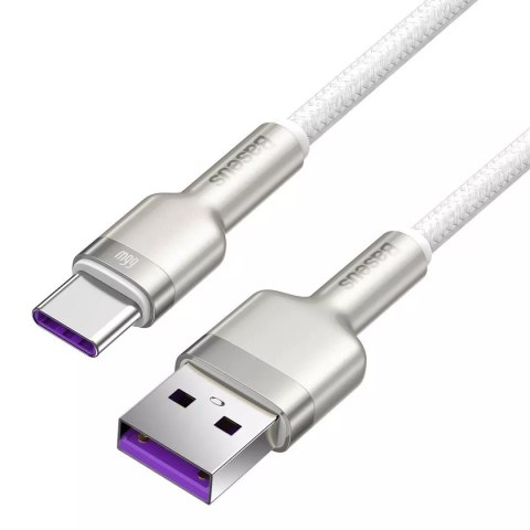 Baseus Kabel USB do USB-C Baseus Cafule, 66W, 2m (biały) Baseus Kabel USB do USB-C Baseus Cafule, 66W, 2m (biały)