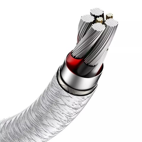 Baseus Kabel USB do USB-C Baseus Cafule, 66W, 2m (biały) Baseus Kabel USB do USB-C Baseus Cafule, 66W, 2m (biały)