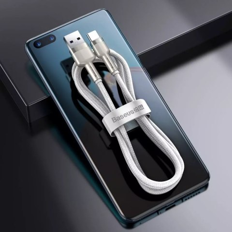 Baseus Kabel USB do USB-C Baseus Cafule, 66W, 2m (biały) Baseus Kabel USB do USB-C Baseus Cafule, 66W, 2m (biały)