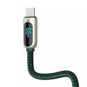 Baseus Kabel USB do USB-C Baseus Display, 66W, 1m (zielony)