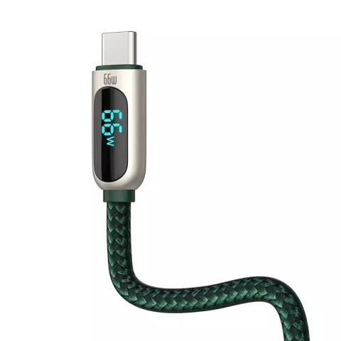 Baseus Kabel USB do USB-C Baseus Display, 66W, 1m (zielony) Baseus Kabel USB do USB-C Baseus Display, 66W, 1m (zielony)