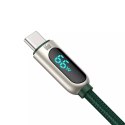 Baseus Kabel USB do USB-C Baseus Display, 66W, 1m (zielony)