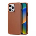 Dux Ducis Etui Dux Ducis Naples do iPhone 14 Pro Max magnetyczny skórzany pokrowiec MagSafe brązowe