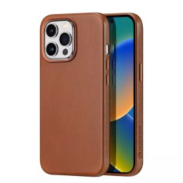 Dux Ducis Etui Dux Ducis Naples do iPhone 14 Pro Max magnetyczny skórzany pokrowiec MagSafe brązowe