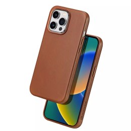 Dux Ducis Etui Dux Ducis Naples do iPhone 14 Pro Max magnetyczny skórzany pokrowiec MagSafe brązowe