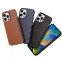Dux Ducis Etui Dux Ducis Naples do iPhone 14 Pro Max magnetyczny skórzany pokrowiec MagSafe brązowe