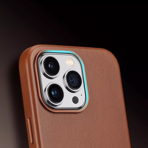 Dux Ducis Etui Dux Ducis Naples do iPhone 14 Pro Max magnetyczny skórzany pokrowiec MagSafe brązowe Dux Ducis Etui Dux Ducis Naples do iPhone 14 Pro Max magnetyczny skórzany pokrowiec MagSafe brązowe