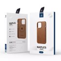 Dux Ducis Etui Dux Ducis Naples do iPhone 14 Pro Max magnetyczny skórzany pokrowiec MagSafe brązowe