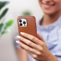 Dux Ducis Etui Dux Ducis Naples do iPhone 14 Pro Max magnetyczny skórzany pokrowiec MagSafe brązowe