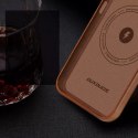 Dux Ducis Etui Dux Ducis Naples do iPhone 14 Pro Max magnetyczny skórzany pokrowiec MagSafe brązowe