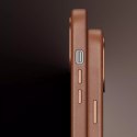 Dux Ducis Etui Dux Ducis Naples do iPhone 14 Pro Max magnetyczny skórzany pokrowiec MagSafe brązowe