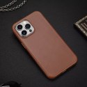 Dux Ducis Etui Dux Ducis Naples do iPhone 14 Pro Max magnetyczny skórzany pokrowiec MagSafe brązowe