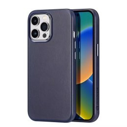 Dux Ducis Etui Dux Ducis Naples do iPhone 14 Pro Max magnetyczny skórzany pokrowiec MagSafe niebieskie