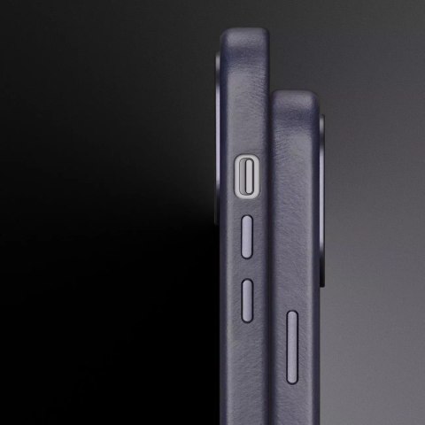 Dux Ducis Etui Dux Ducis Naples do iPhone 14 Pro Max magnetyczny skórzany pokrowiec MagSafe niebieskie Dux Ducis Etui Dux Ducis Naples do iPhone 14 Pro Max magnetyczny skórzany pokrowiec MagSafe niebieskie