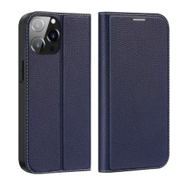 Dux Ducis Etui Dux Ducis Skin X2 do iPhone 14 Pro Max pokrowiec z magnetyczną klapką niebieski
