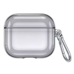 Usams Etui ochronne na słuchawki USAMS do Apple AirPods 3 przezroczysty czarny/tranparent black BH740AP02 (US-BH740)