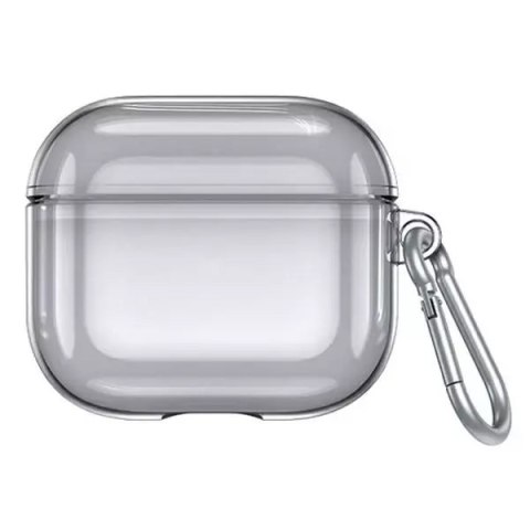 Usams Etui ochronne na słuchawki USAMS do Apple AirPods 3 przezroczysty czarny/tranparent black BH740AP02 (US-BH740) Usams Etui ochronne na słuchawki USAMS do Apple AirPods 3 przezroczysty czarny/tranparent black BH740AP02 (US-BH740)