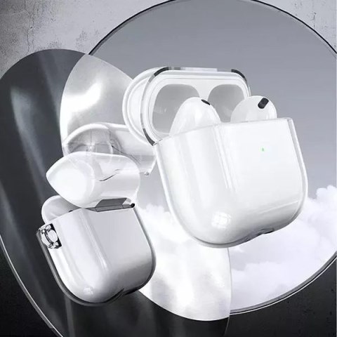 Usams Etui ochronne na słuchawki USAMS do Apple AirPods 3 przezroczysty czarny/tranparent black BH740AP02 (US-BH740) Usams Etui ochronne na słuchawki USAMS do Apple AirPods 3 przezroczysty czarny/tranparent black BH740AP02 (US-BH740)