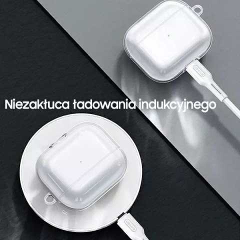 Usams Etui ochronne na słuchawki USAMS do Apple AirPods 3 przezroczysty czarny/tranparent black BH740AP02 (US-BH740) Usams Etui ochronne na słuchawki USAMS do Apple AirPods 3 przezroczysty czarny/tranparent black BH740AP02 (US-BH740)