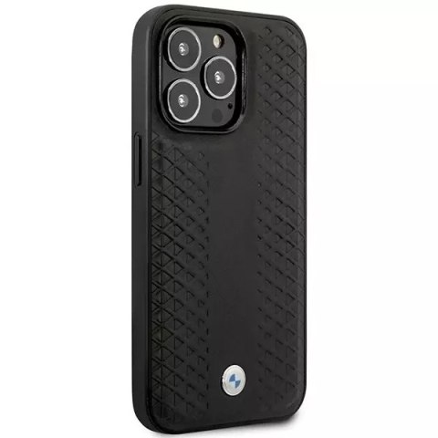 BMW Etui na telefon BMW BMHMP14X22RFGK do Apple iPhone 14 Pro Max 6,7" czarny/black Leather Diamond Pattern MagSafe BMW Etui na telefon BMW BMHMP14X22RFGK do Apple iPhone 14 Pro Max 6,7" czarny/black Leather Diamond Pattern MagSafe