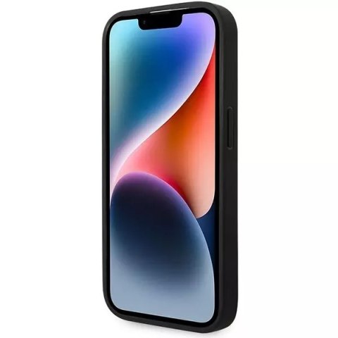 BMW Etui na telefon BMW BMHMP14LSLLNA do Apple iPhone 14 Pro 6,1" granatowy/navy hardcase Leather Hot Stamp MagSafe BMW Etui na telefon BMW BMHMP14LSLLNA do Apple iPhone 14 Pro 6,1" granatowy/navy hardcase Leather Hot Stamp MagSafe