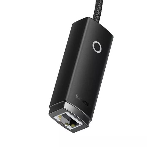 Baseus Adapter sieciowy Baseus Lite Series USB do RJ45, 100Mbps (czarny) Baseus Adapter sieciowy Baseus Lite Series USB do RJ45, 100Mbps (czarny)