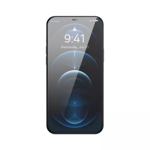 Baseus Baseus 2x szkło hartowane do iPhone 12 Pro / iPhone 12 z osłoną na głośnik + pozycjoner (SGBL060702) (case friendly) Baseus Baseus 2x szkło hartowane do iPhone 12 Pro / iPhone 12 z osłoną na głośnik + pozycjoner (SGBL060702) (case friendly)
