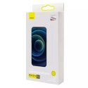 Baseus Baseus 2x szkło hartowane do iPhone 12 Pro / iPhone 12 z osłoną na głośnik + pozycjoner (SGBL060702) (case friendly)
