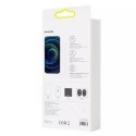 Baseus Baseus 2x szkło hartowane do iPhone 12 Pro / iPhone 12 z osłoną na głośnik + pozycjoner (SGBL060702) (case friendly)