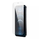 Baseus Baseus 2x szkło hartowane do iPhone 12 Pro / iPhone 12 z osłoną na głośnik + pozycjoner (SGBL060702) (case friendly)