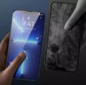 Baseus Baseus 2x szkło hartowane do iPhone 12 Pro / iPhone 12 z osłoną na głośnik + pozycjoner (SGBL060702) (case friendly)