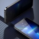 Baseus Baseus 2x szkło hartowane do iPhone 12 Pro / iPhone 12 z osłoną na głośnik + pozycjoner (SGBL060702) (case friendly)