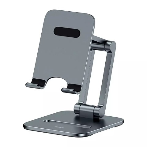 Baseus Baseus Desktop Biaxial Foldable podstawka/stojak metalowy do smartfona szary (LUSZ000013) Baseus Baseus Desktop Biaxial Foldable podstawka/stojak metalowy do smartfona szary (LUSZ000013)
