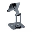 Baseus Baseus Desktop Biaxial Foldable podstawka/stojak metalowy do smartfona szary (LUSZ000013)