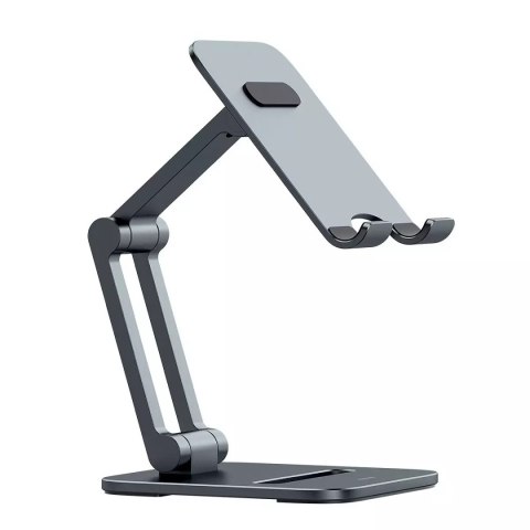 Baseus Baseus Desktop Biaxial Foldable podstawka/stojak metalowy do smartfona szary (LUSZ000013) Baseus Baseus Desktop Biaxial Foldable podstawka/stojak metalowy do smartfona szary (LUSZ000013)