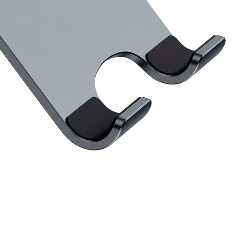 Baseus Baseus Desktop Biaxial Foldable podstawka/stojak metalowy do smartfona szary (LUSZ000013) Baseus Baseus Desktop Biaxial Foldable podstawka/stojak metalowy do smartfona szary (LUSZ000013)
