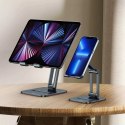 Baseus Baseus Desktop Biaxial Foldable podstawka/stojak metalowy do smartfona szary (LUSZ000013)