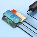 Baseus Baseus Flash Series Ⅱ kabel 3w1 do szybkiego ładowania USB-A do USB-C / Micro-USB / Lightning 66W 480Mb/s 1.2m czarny