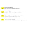 Baseus Baseus Golden Contactor Pro ładowarka samochodowa USB-A + 2x USB-C 65W ciemnoszary (CGJP010013)