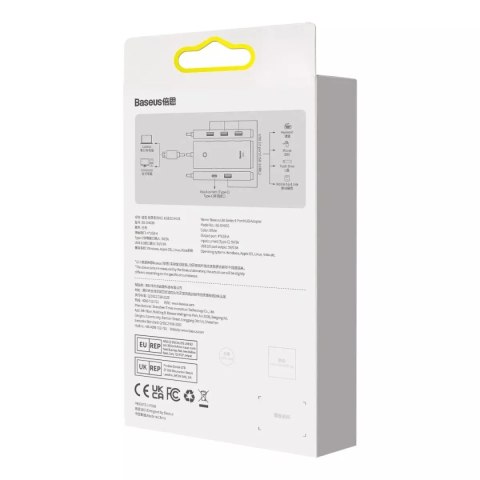 Baseus Baseus Lite Series przejściówka HUB USB Typ C - 4x USB 3.0 25cm biały (WKQX030302) Baseus Baseus Lite Series przejściówka HUB USB Typ C - 4x USB 3.0 25cm biały (WKQX030302)