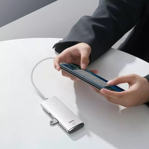 Baseus Baseus Lite Series przejściówka HUB USB Typ C - 4x USB 3.0 25cm biały (WKQX030302) Baseus Baseus Lite Series przejściówka HUB USB Typ C - 4x USB 3.0 25cm biały (WKQX030302)