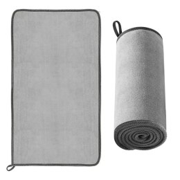Baseus Baseus ręcznik z mikrofibry do osuszania samochodu mikrofibra 40 cm x 80 cm szary (CRXCMJ-A0G)