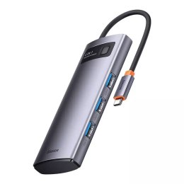 Baseus Hub 4w1 Baseus Metal Gleam Series, USB-C do 4x USB 3.0