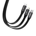 Baseus Kabel USB-C Baseus Traction 3w1 USB-C / Lightning / Micro 100W 1.7m (czarny)