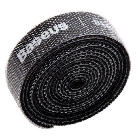 Baseus Taśma rzepowa Baseus organizer kabli przewodów Colourful Circle Velcro Straps 1m Czarny Baseus Taśma rzepowa Baseus organizer kabli przewodów Colourful Circle Velcro Straps 1m Czarny