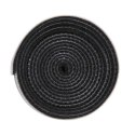Baseus Taśma rzepowa Baseus organizer kabli przewodów Colourful Circle Velcro Straps 1m Czarny