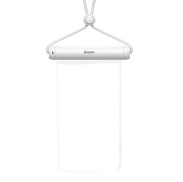 Baseus Uniwersalne etui wodoodporne Baseus Cylinder do smartfonów (białe)