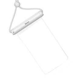 Baseus Uniwersalne etui wodoodporne Baseus Cylinder do smartfonów (białe)