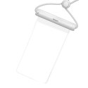 Baseus Uniwersalne etui wodoodporne Baseus Cylinder do smartfonów (białe)
